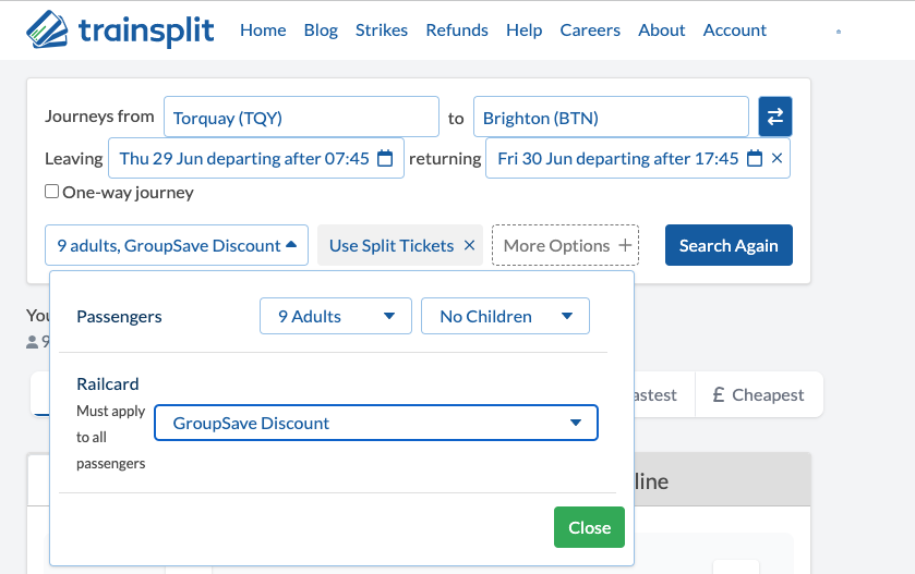 Group Train Ticket App 1 Fi Darby